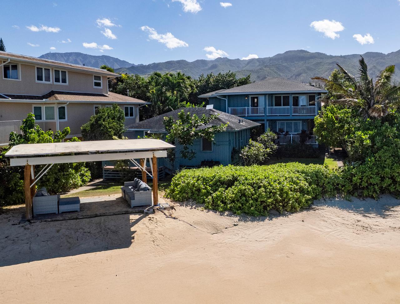 The full estate from the beach